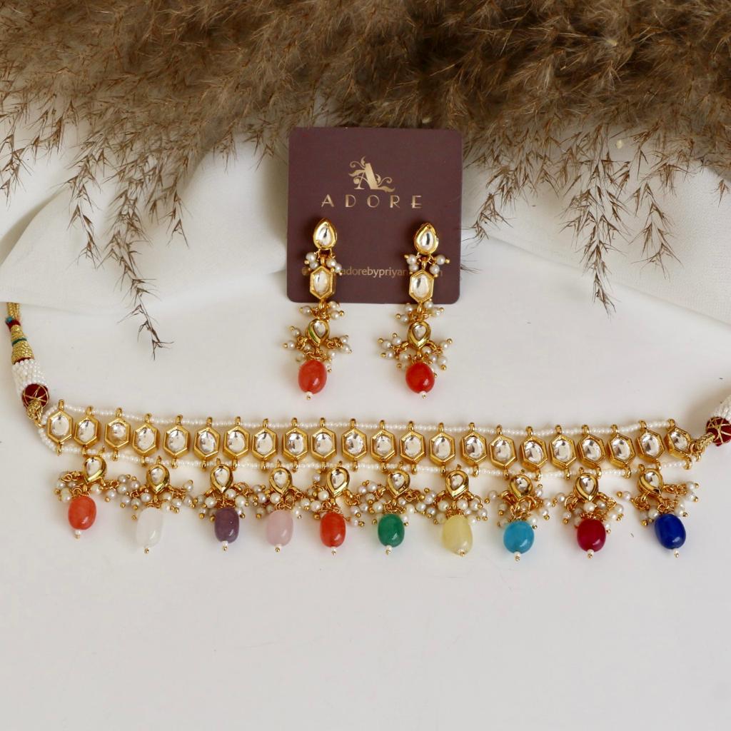 Sobal Kundan Choker With Earring