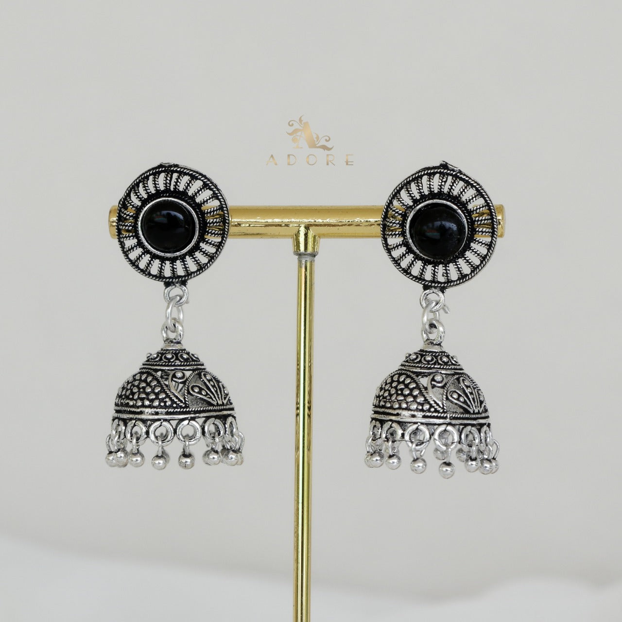 White Big Ring Party wear Long Jhumka Earring ⋆ RAE Trends