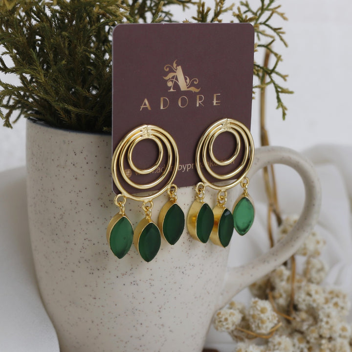 Evelyna Circles And Drop Earring