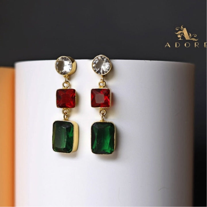 Multicolour Rosalie Glossy Earring