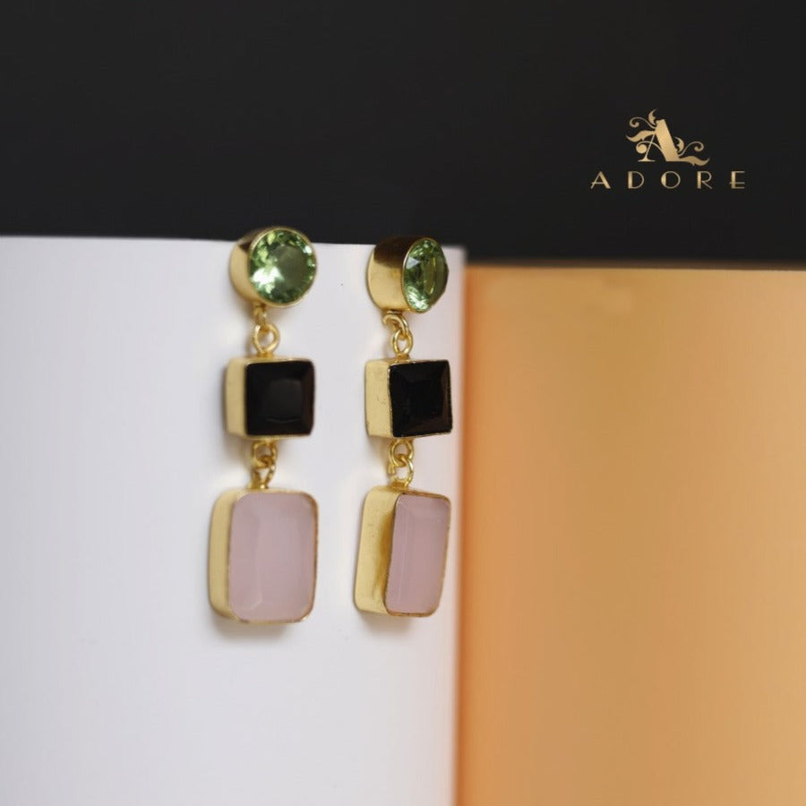 Multicolour Rosalie Glossy Earring