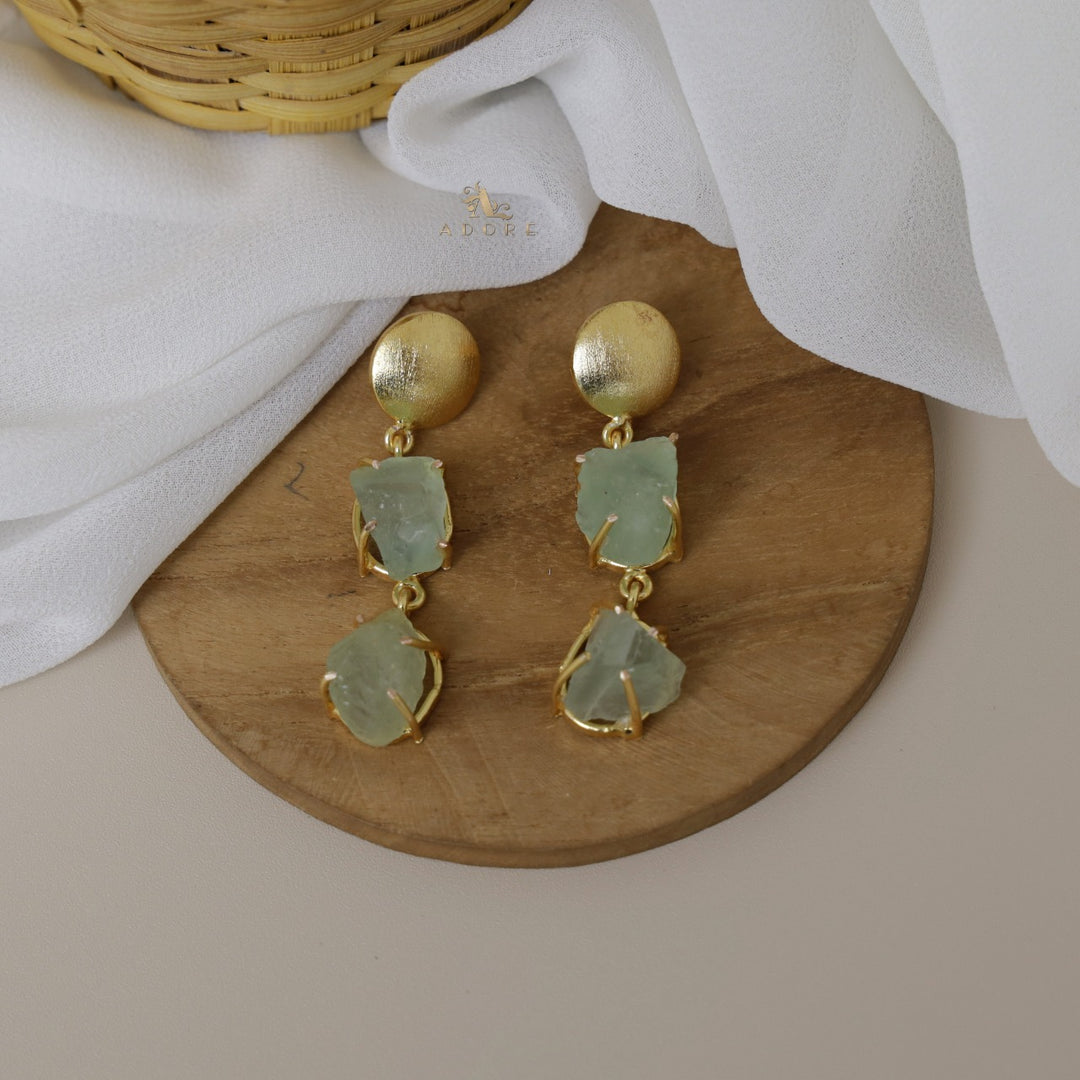 Gesina Raw Stone Earring