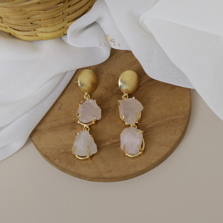 Gesina Raw Stone Earring