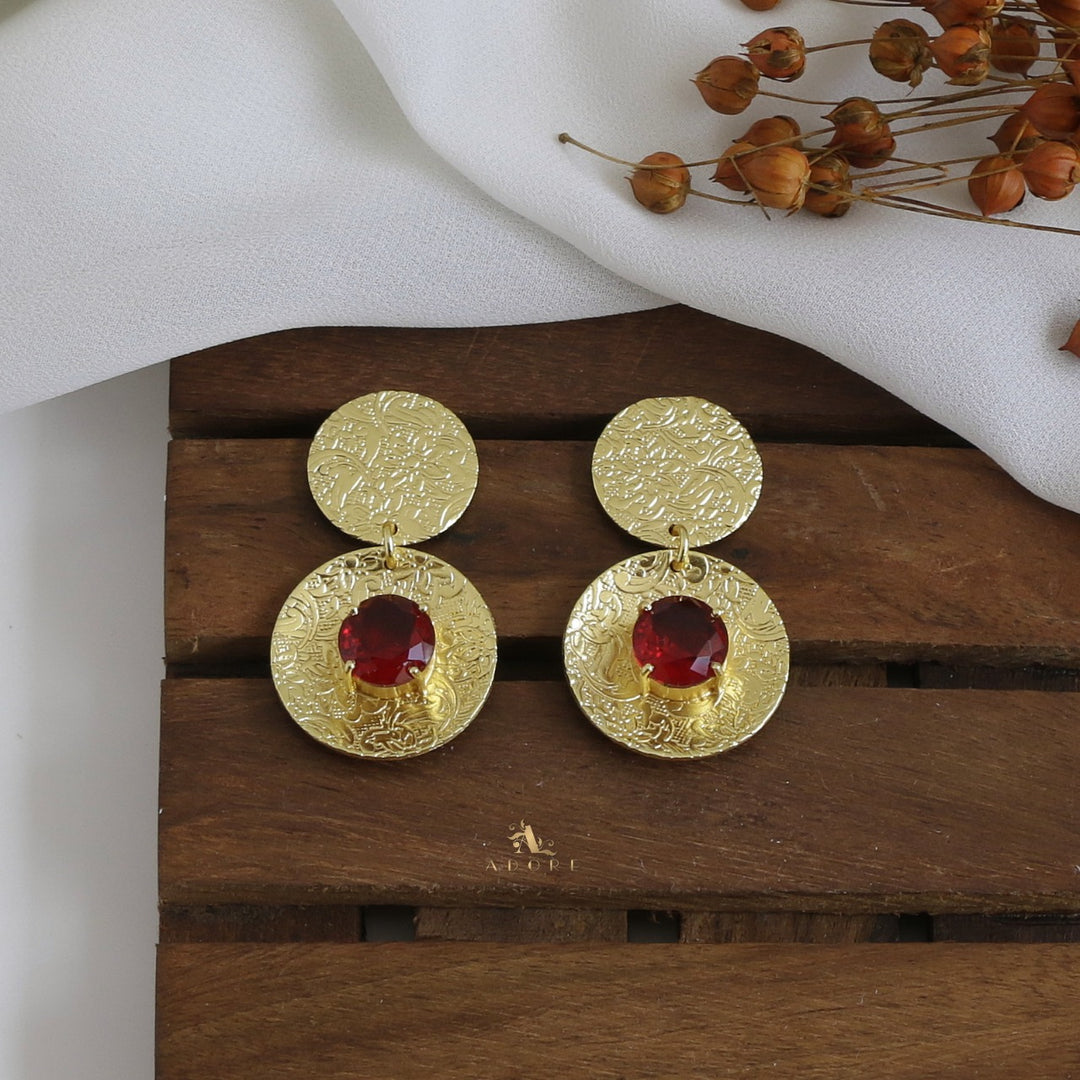 Evani Glossy Circle Earring