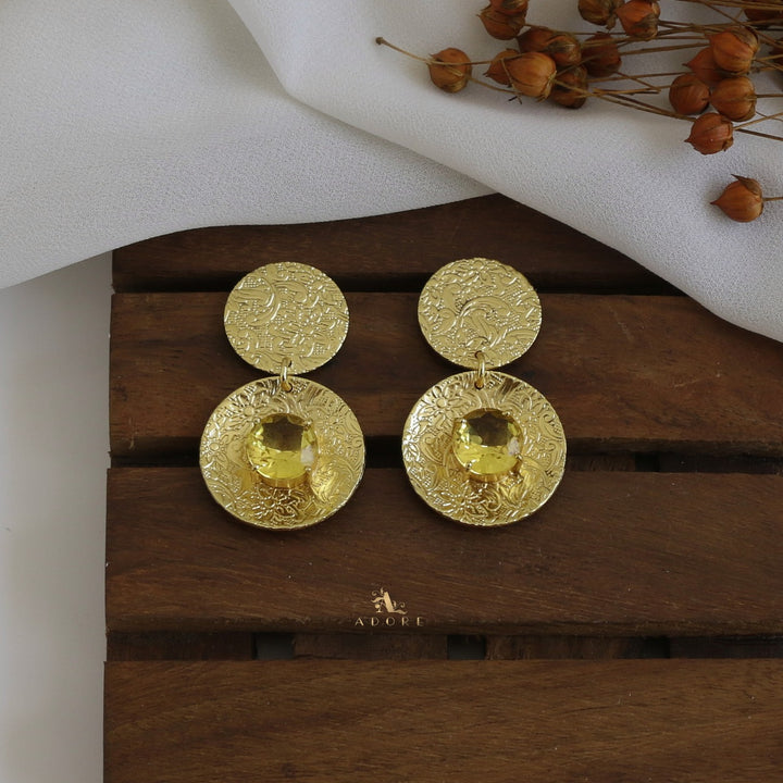 Evani Glossy Circle Earring