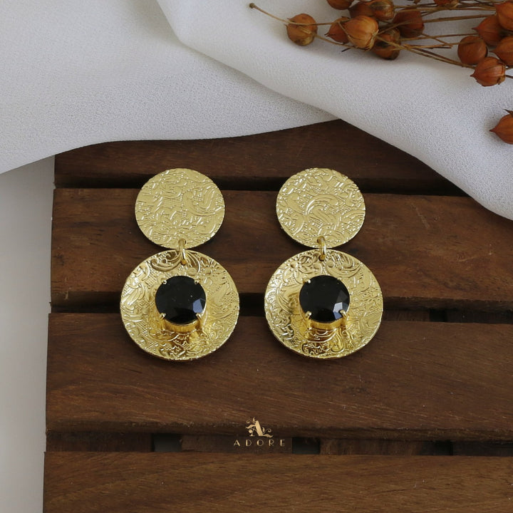 Evani Glossy Circle Earring