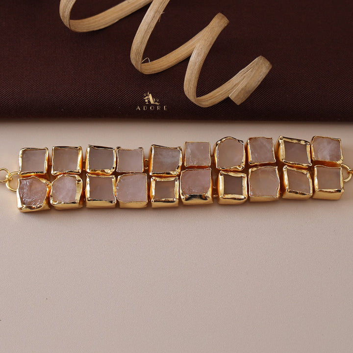 Golden Casia Raw Stone Choker