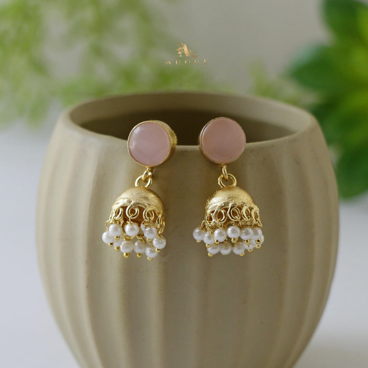 Nayeli Golden Pearl Jhumka