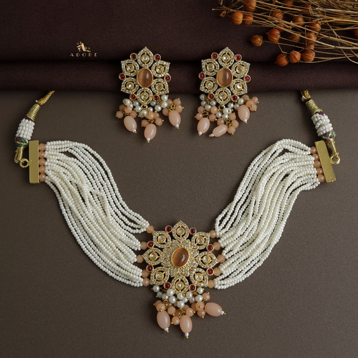 Nikhitha Choker With Earring