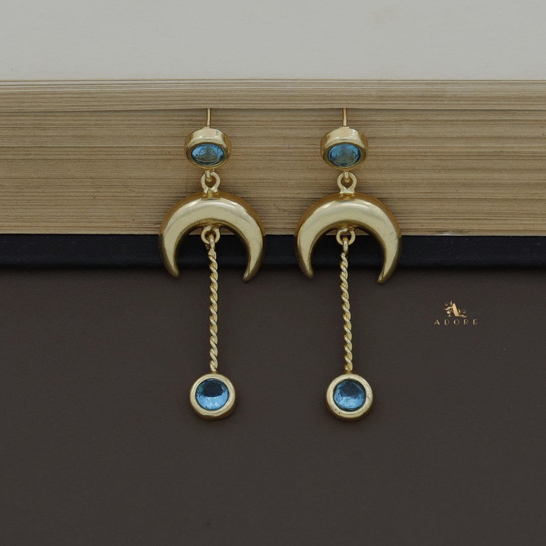 Moon Glossy Earring