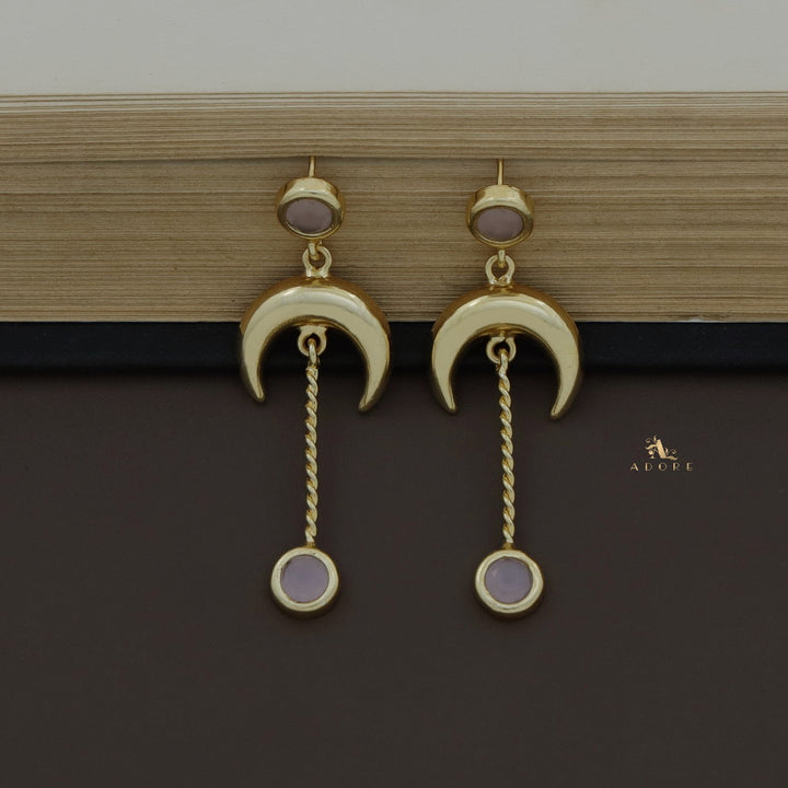 Moon Glossy Earring