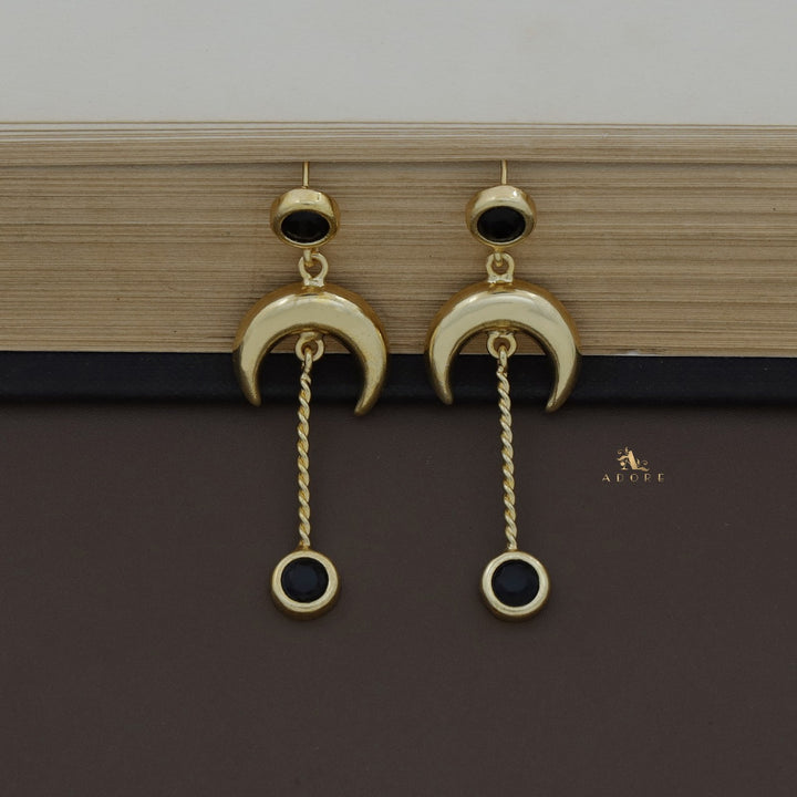 Moon Glossy Earring