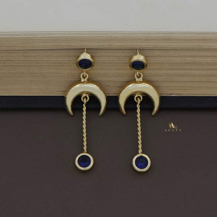 Moon Glossy Earring