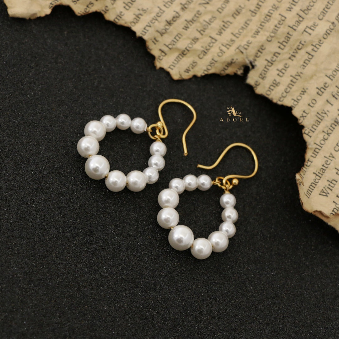 Pearl Hoop Earring