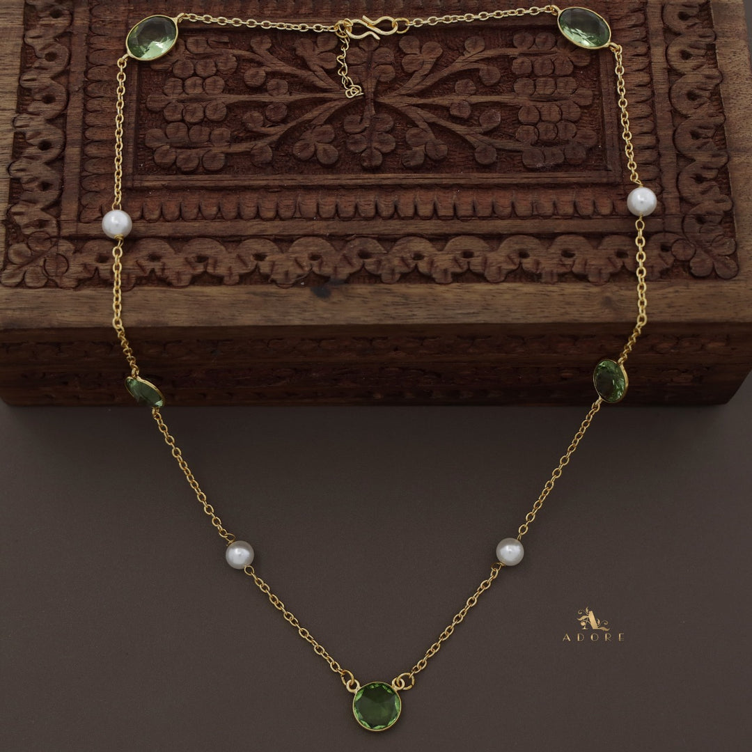 Bhavaikya 5 Stone Neckpiece