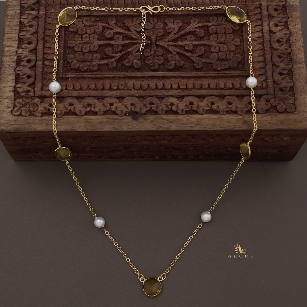 Bhavaikya 5 Stone Neckpiece