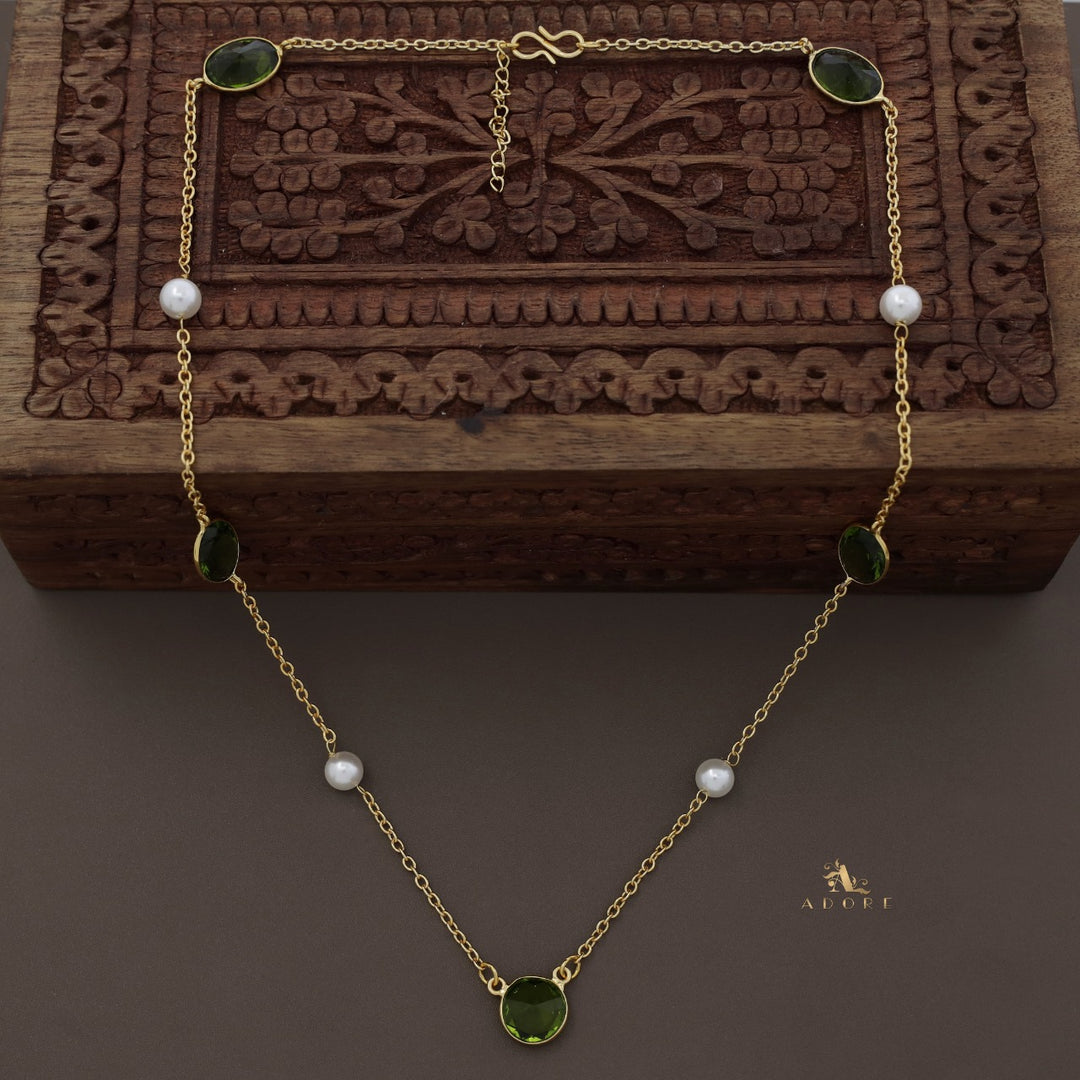 Bhavaikya 5 Stone Neckpiece