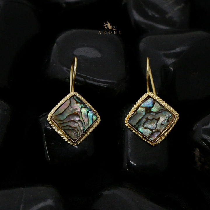 Cushion Cut Abalone Drop