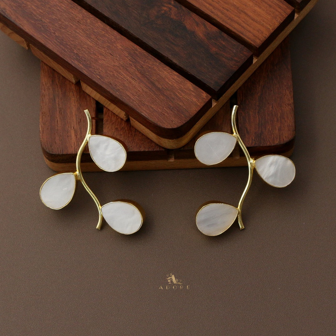 Avalon 3 Drop Raw Stone Earring