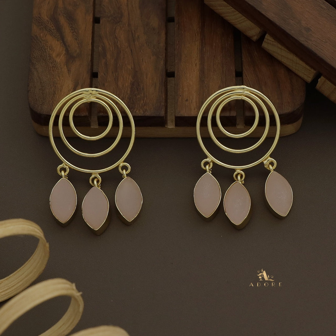 Evelyna Circles And Drop Earring