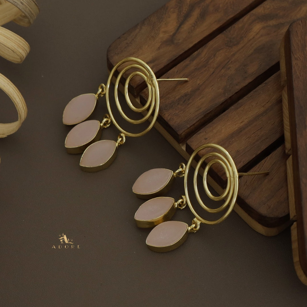 Evelyna Circles And Drop Earring