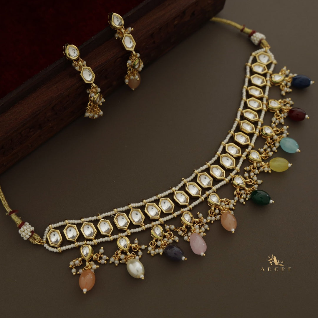 Sobal Kundan Choker With Earring